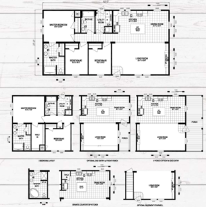 Garfield custom modular home Floorplan