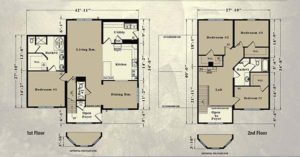 Hyde Park custom modular home Floorplan
