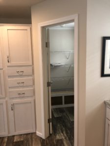 The Stafford custom modular home closet
