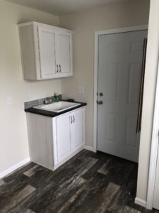 The Stafford custom modular home laundry room