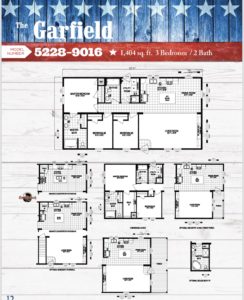 The Garfield custom modular home Floorplan