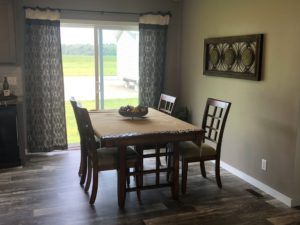 The Jackson custom modular home dining room
