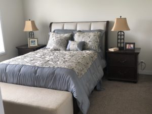 The Jackson custom modular home bedroom