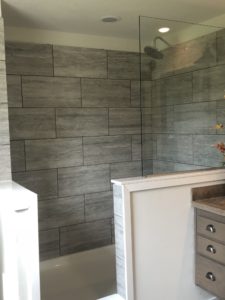 The Jackson custom modular home bathroom