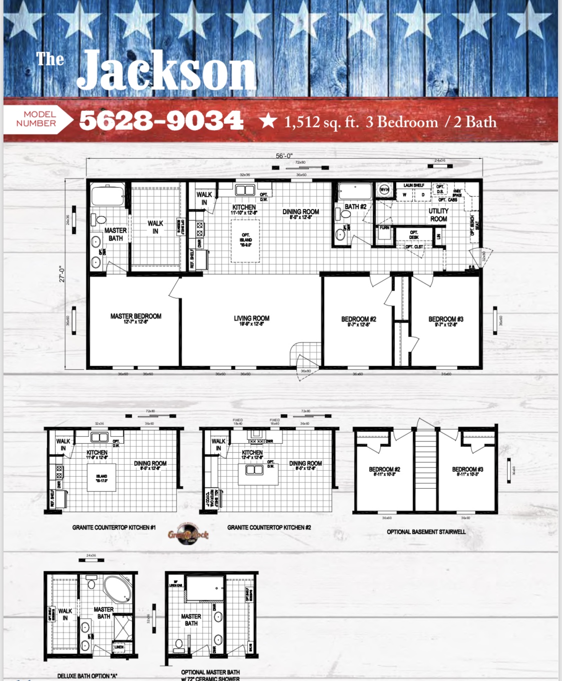 Jackson Model Floorplan custom modular home