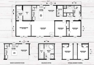 Jackson custom modular home Floorplan